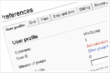 media wiki screenshot